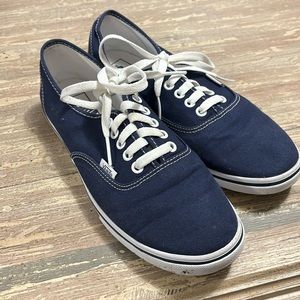 Women’s Navy Vans